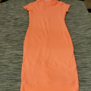 Black Bear Mock Tangerine Turtleneck S. D